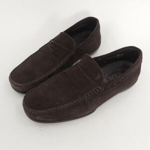 Tod's Gommino Suede Slip On Casual Driving Loafers‎ Brown Men's 6
